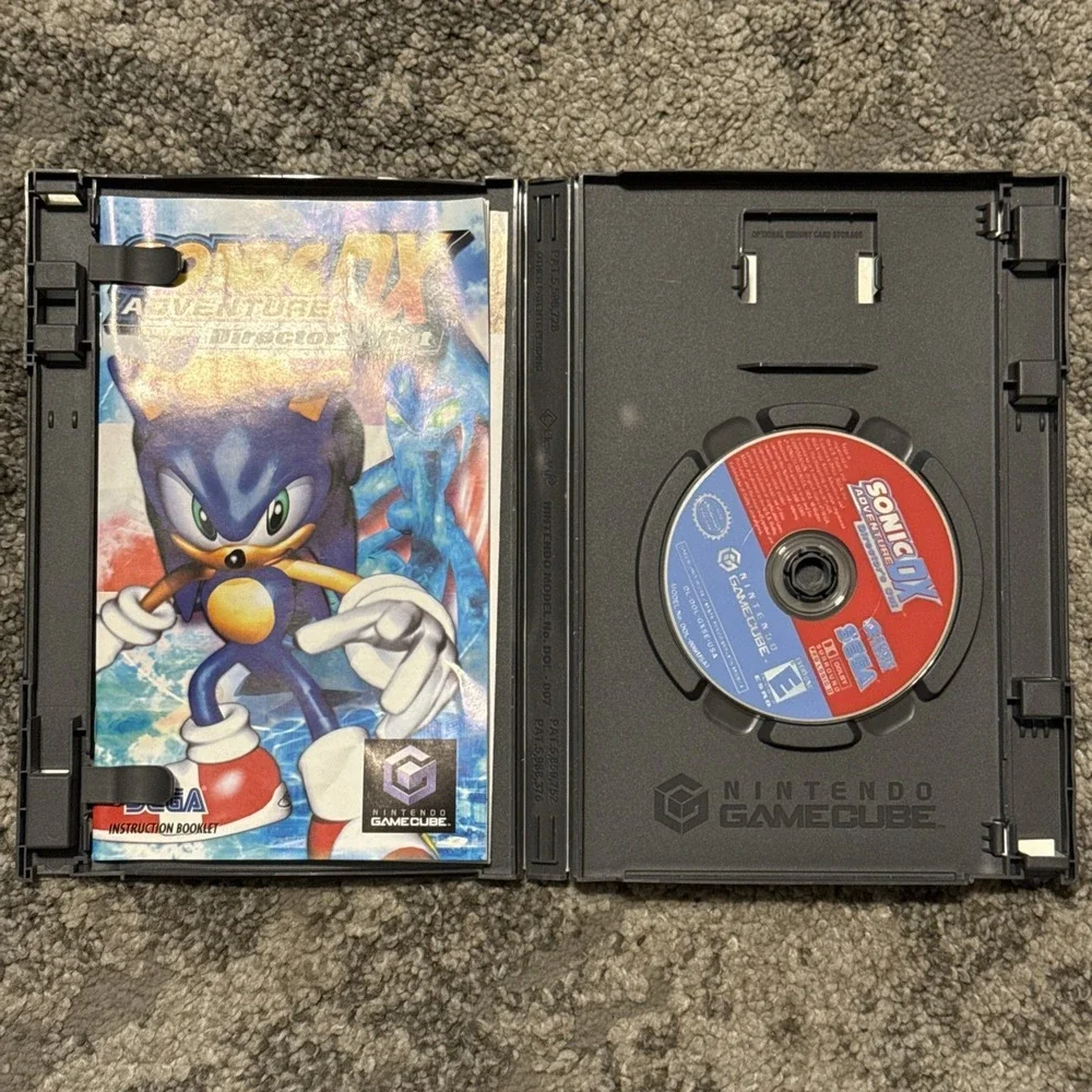 Sonic Adventure DX Director's Cut (Nintendo GameCube, 2003) CIB, Tested & Works